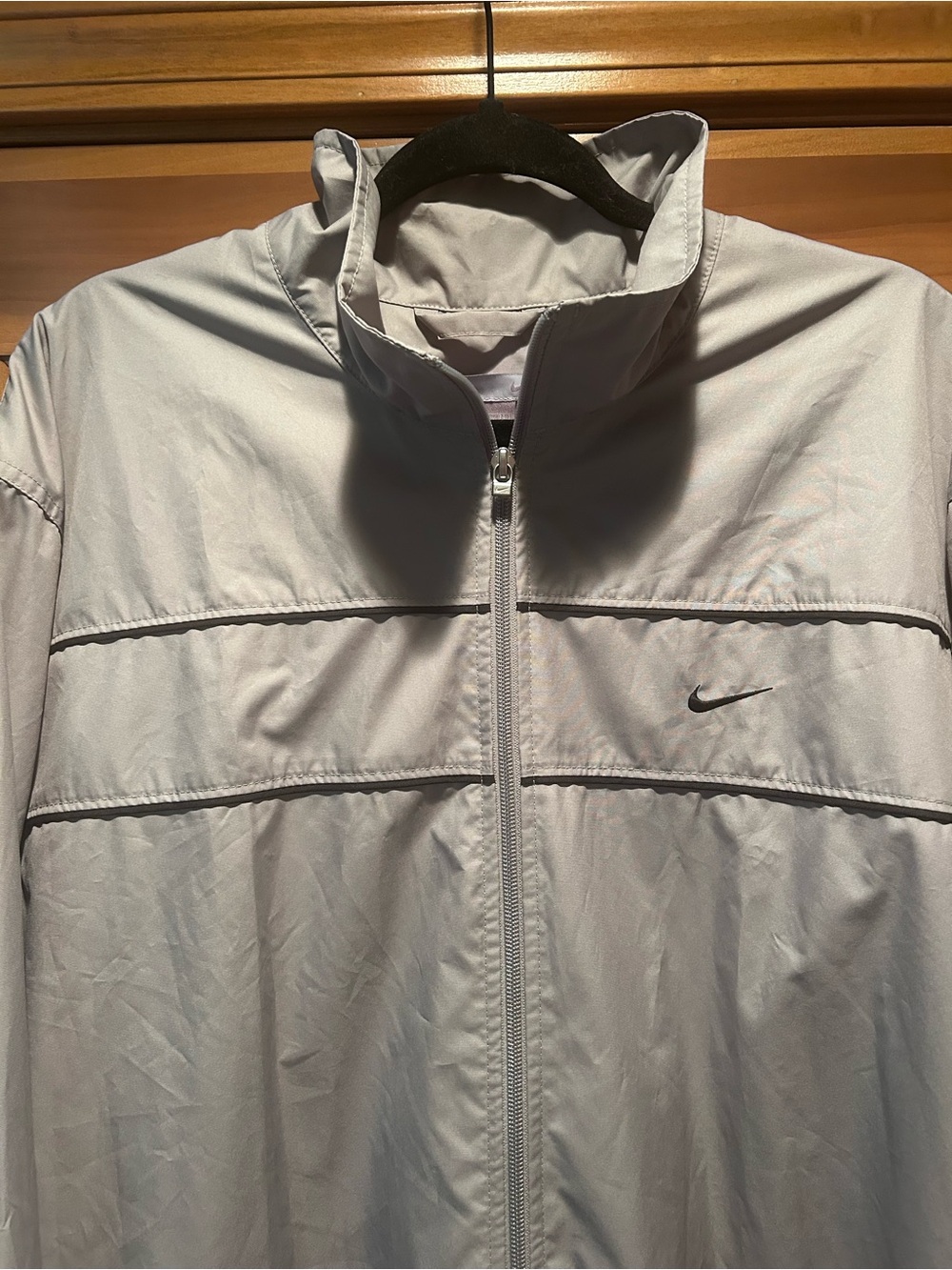 Nike Y2K 2004 Men’s Light Gray Windbreaker Jacket